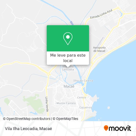 Vila Ilha Leocadia mapa