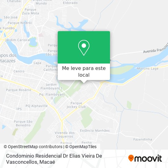 Condominio Residencial Dr Elias Vieira De Vasconcellos mapa