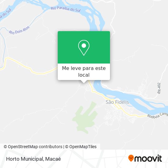 Horto Municipal mapa