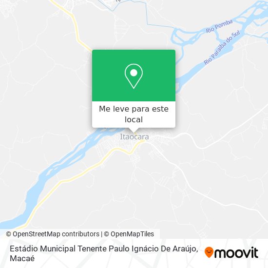 Estádio Municipal Tenente Paulo Ignácio De Araújo mapa
