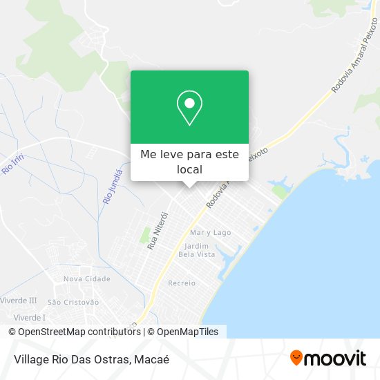 Village Rio Das Ostras mapa