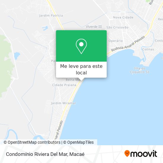 Condomínio Riviera Del Mar mapa