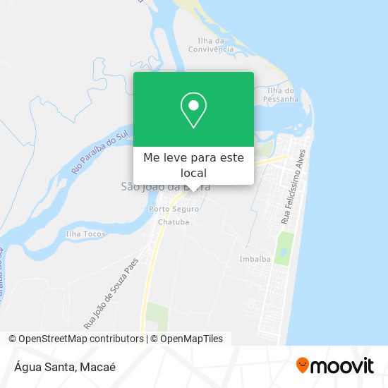 Água Santa mapa