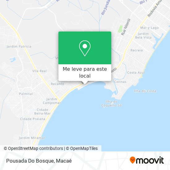 Pousada Do Bosque mapa