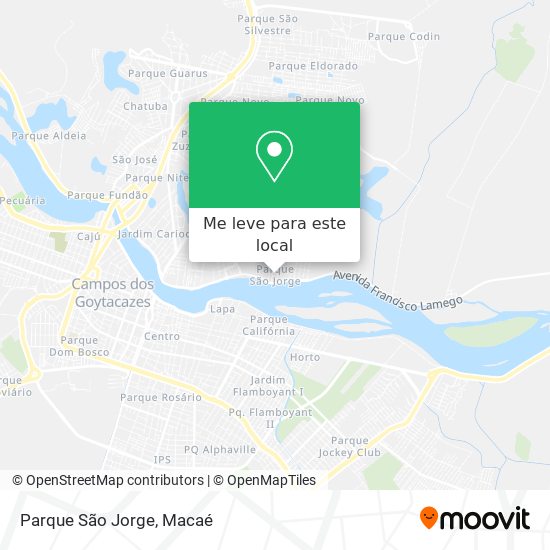 Parque São Jorge mapa