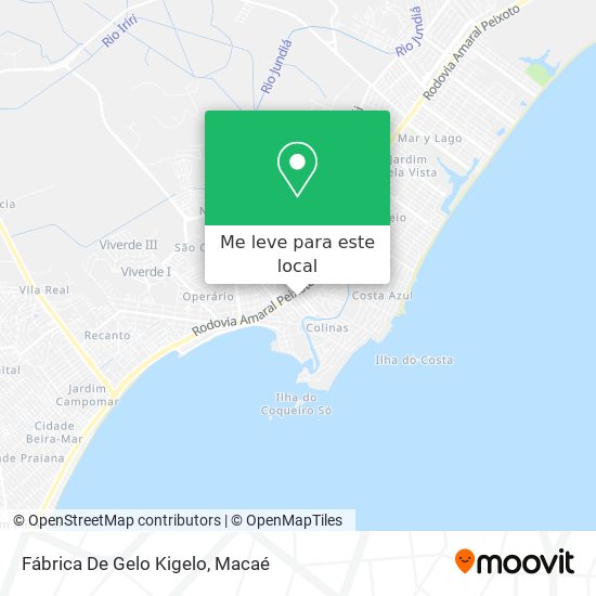 Fábrica De Gelo Kigelo mapa
