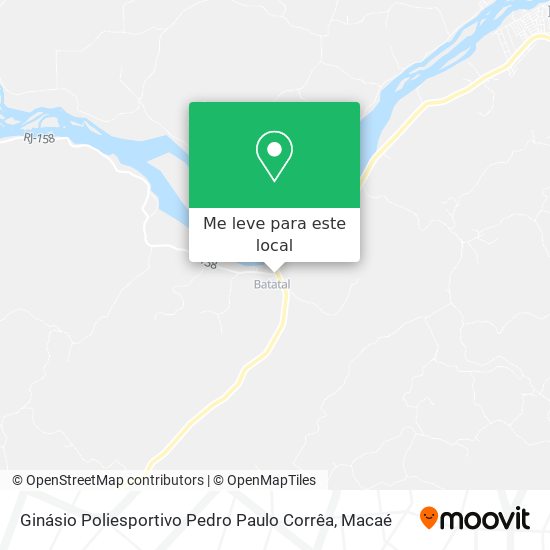Ginásio Poliesportivo Pedro Paulo Corrêa mapa