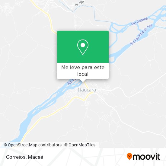 Correios mapa