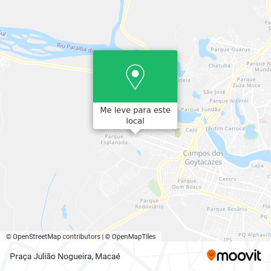 Praça Julião Nogueira mapa