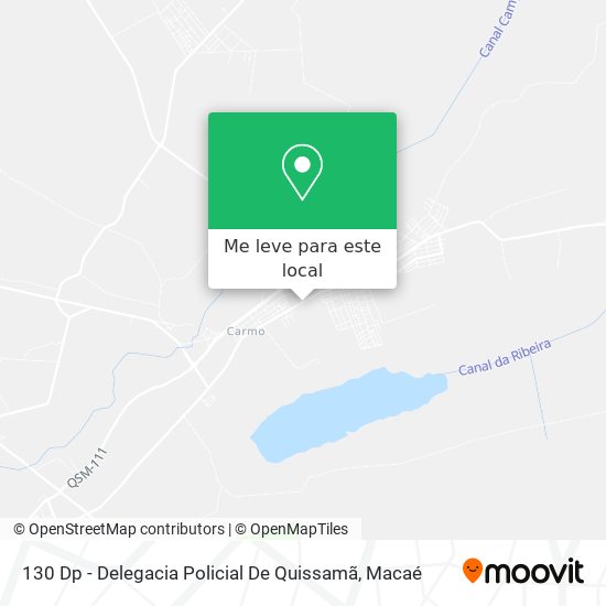 130 Dp - Delegacia Policial De Quissamã mapa