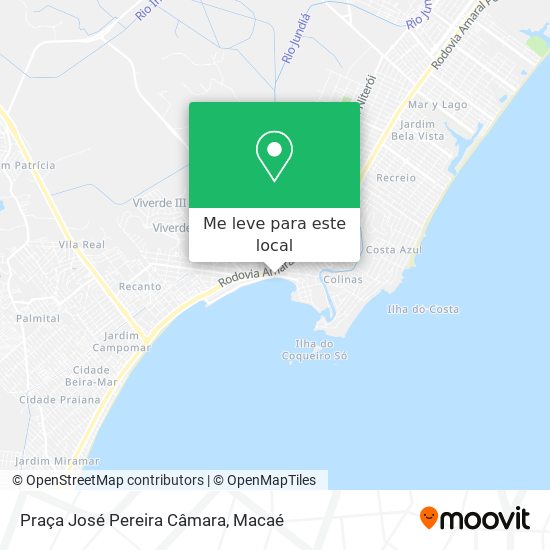 Praça José Pereira Câmara mapa