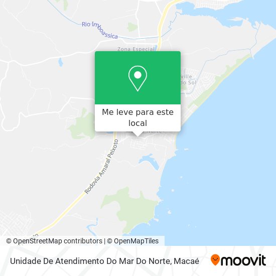 Unidade De Atendimento Do Mar Do Norte mapa