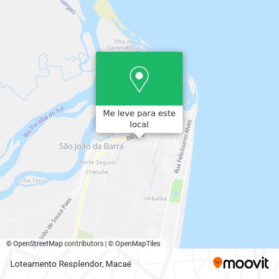 Loteamento Resplendor mapa