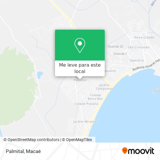 Palmital mapa