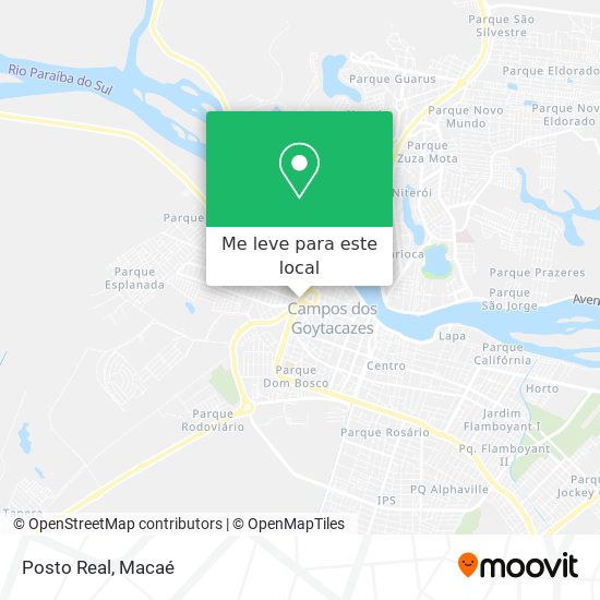 Posto Real mapa