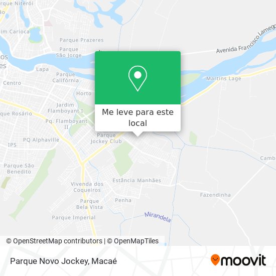 Parque Novo Jockey mapa