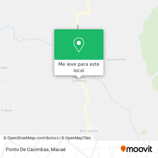 Ponto De Cacimbas mapa