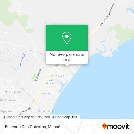 Enseada Das Gaivotas mapa