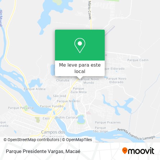 Parque Presidente Vargas mapa