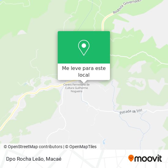 Dpo Rocha Leão mapa