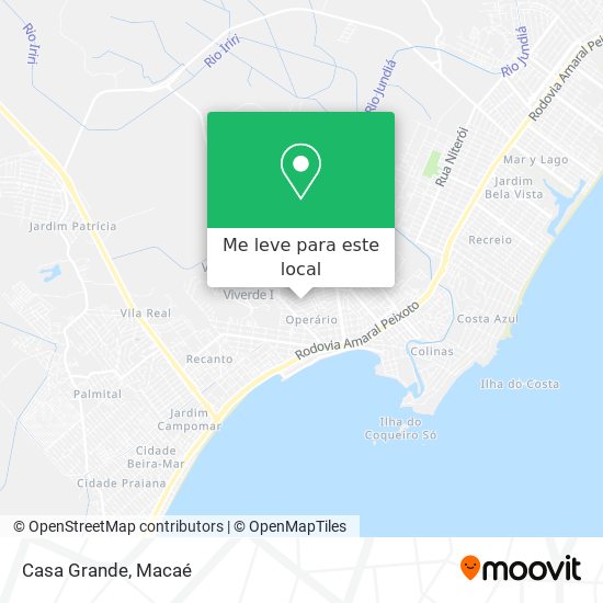Casa Grande mapa