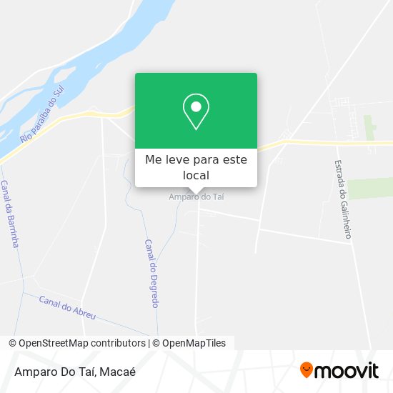 Amparo Do Taí mapa
