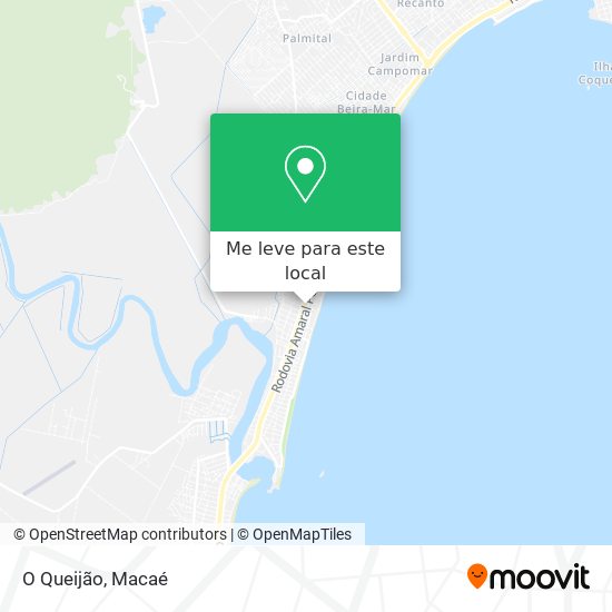 O Queijão mapa