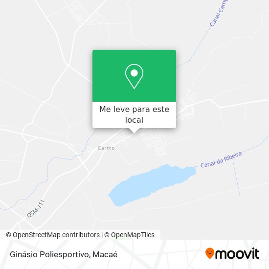 Ginásio Poliesportivo mapa