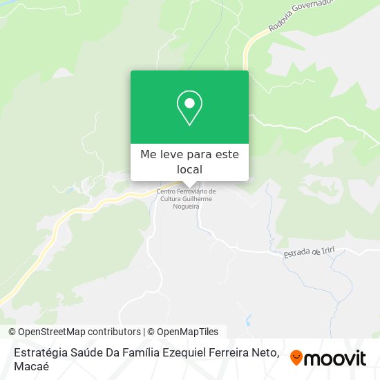 Estratégia Saúde Da Família Ezequiel Ferreira Neto mapa