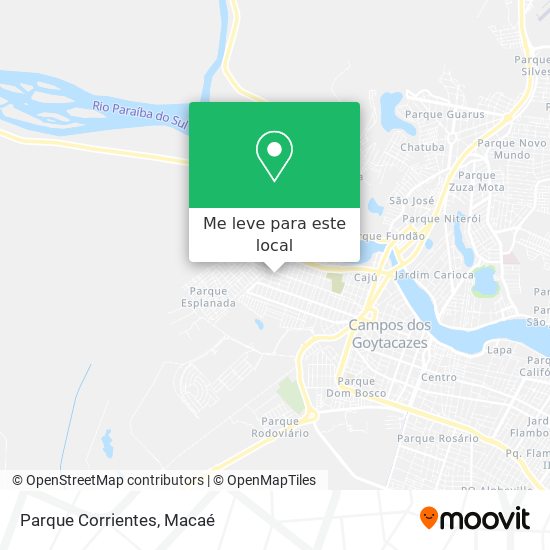 Parque Corrientes mapa