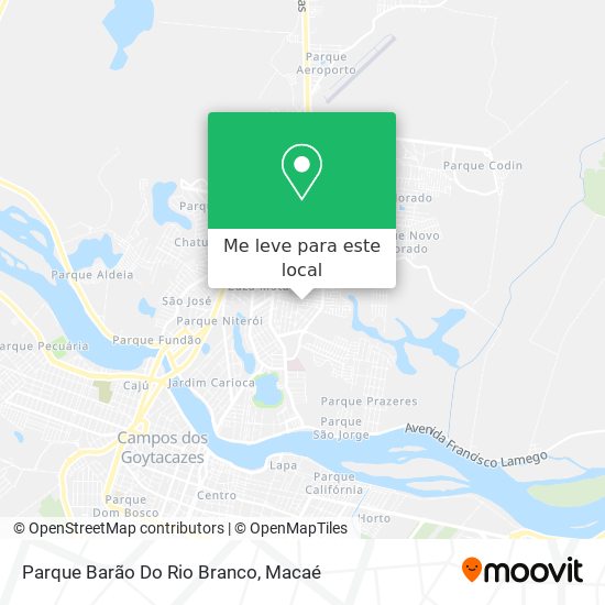 Parque Barão Do Rio Branco mapa