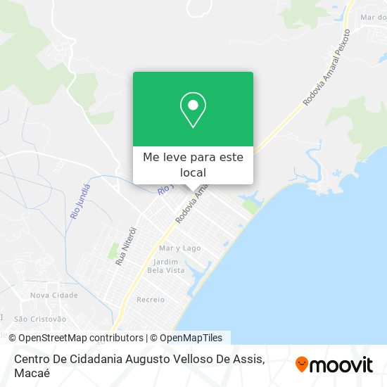 Centro De Cidadania Augusto Velloso De Assis mapa