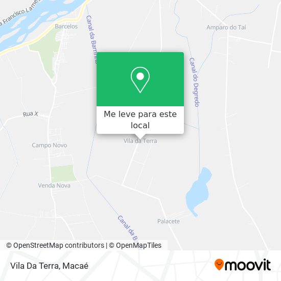 Vila Da Terra mapa