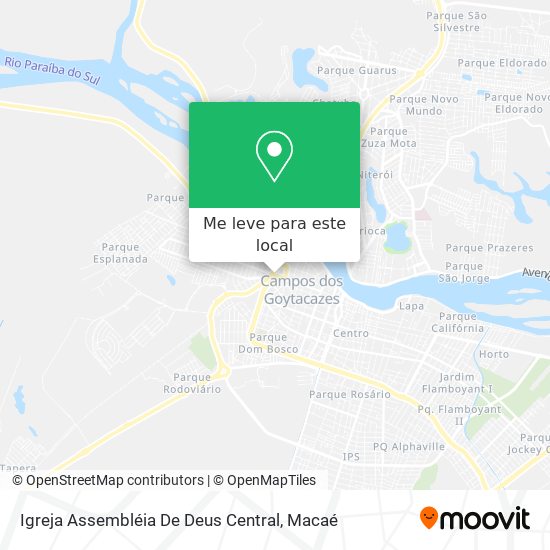 Igreja Assembléia De Deus Central mapa
