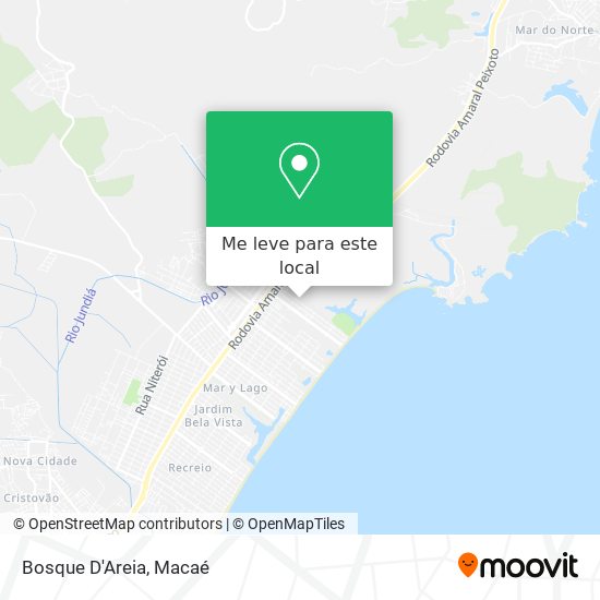 Bosque D'Areia mapa