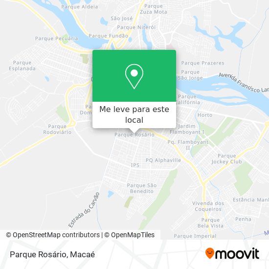 Parque Rosário mapa
