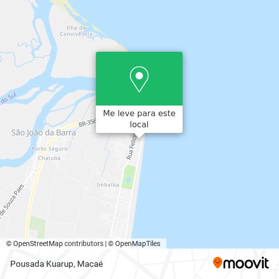Pousada Kuarup mapa