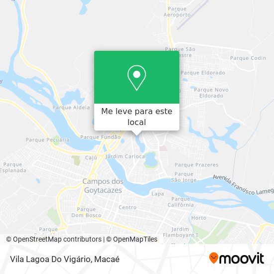 Vila Lagoa Do Vigário mapa