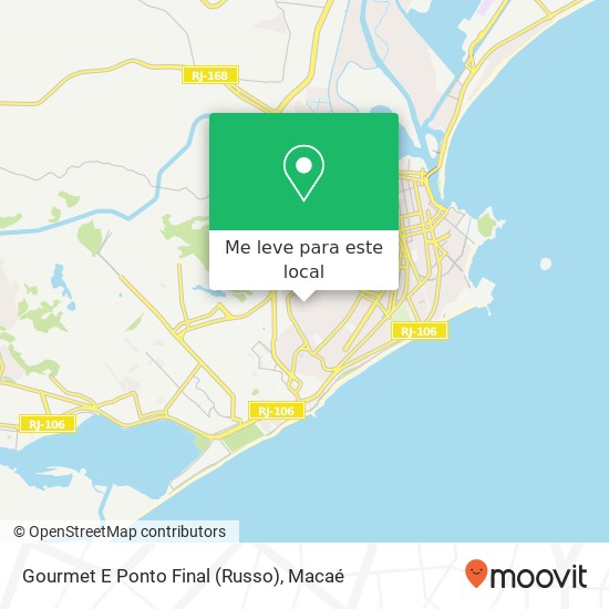 Gourmet E Ponto Final (Russo) mapa