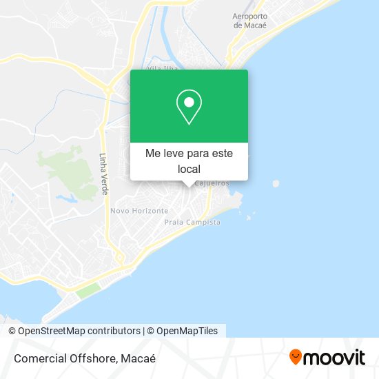 Comercial Offshore mapa