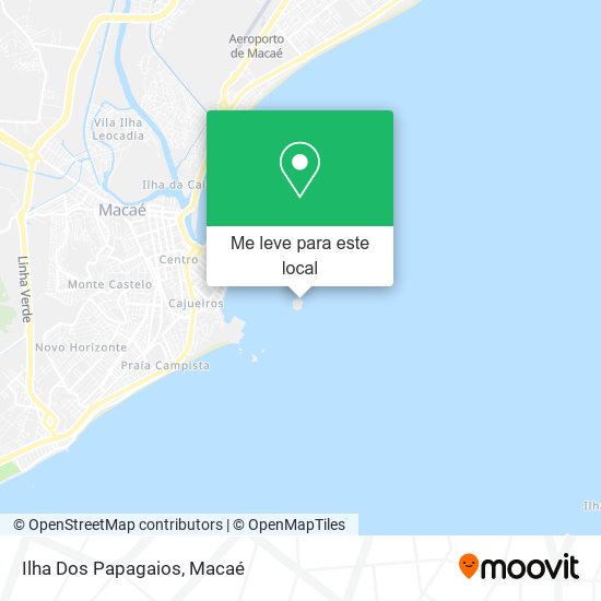 Ilha Dos Papagaios mapa