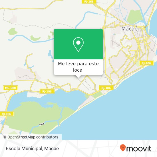 Escola Municipal mapa