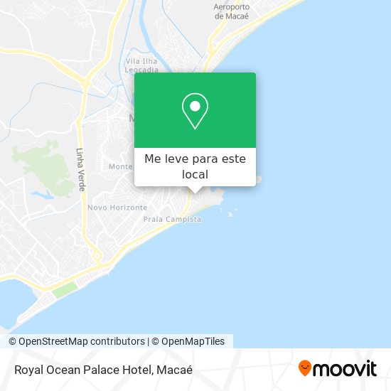 Royal Ocean Palace Hotel mapa