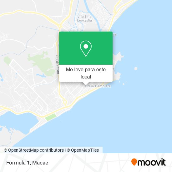 Fórmula 1 mapa