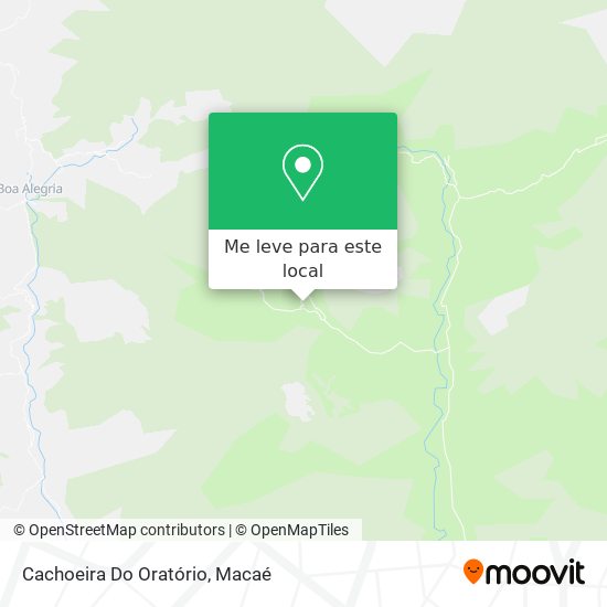 Cachoeira Do Oratório mapa