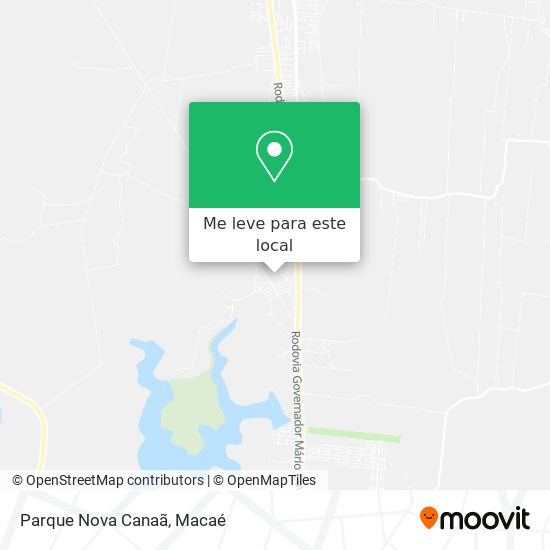 Parque Nova Canaã mapa