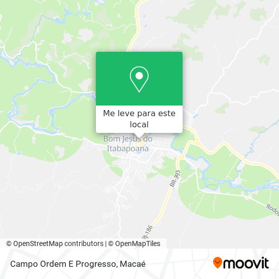 Campo Ordem E Progresso mapa