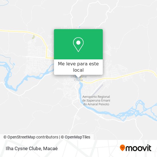 Ilha Cysne Clube mapa