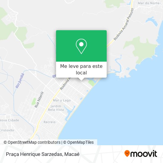 Praça Henrique Sarzedas mapa