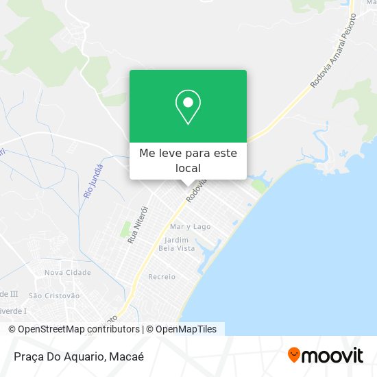 Praça Do Aquario mapa